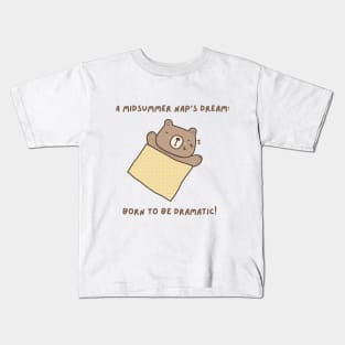 Midsummer Nap Bear Boy Shakespeare Kids T-Shirt